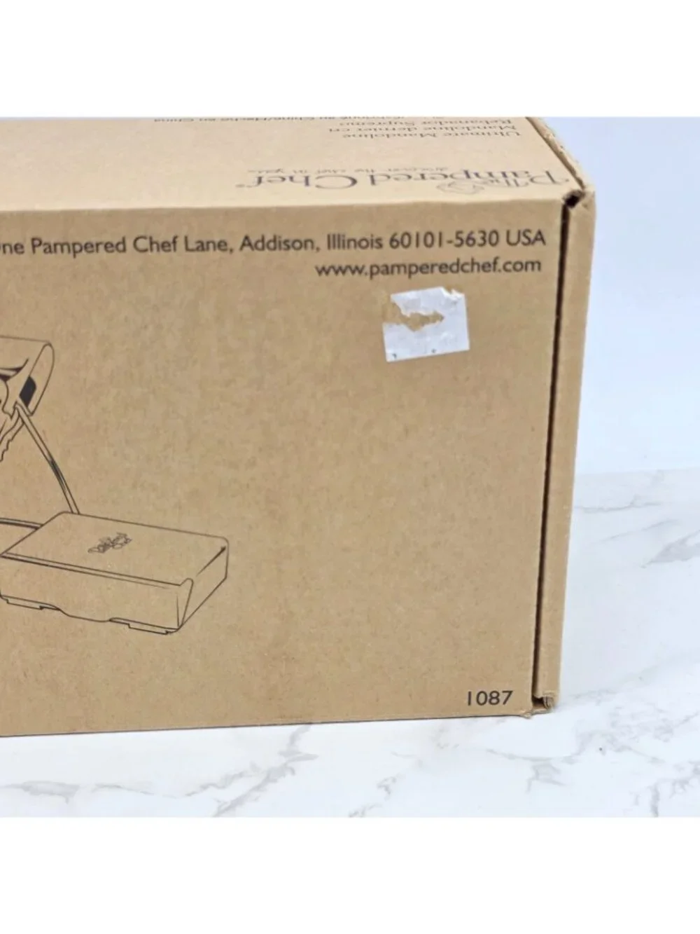 Pampered Chef Ultimate Mandoline 1087 Food Slicer Grater 4 Blades NEW in Box